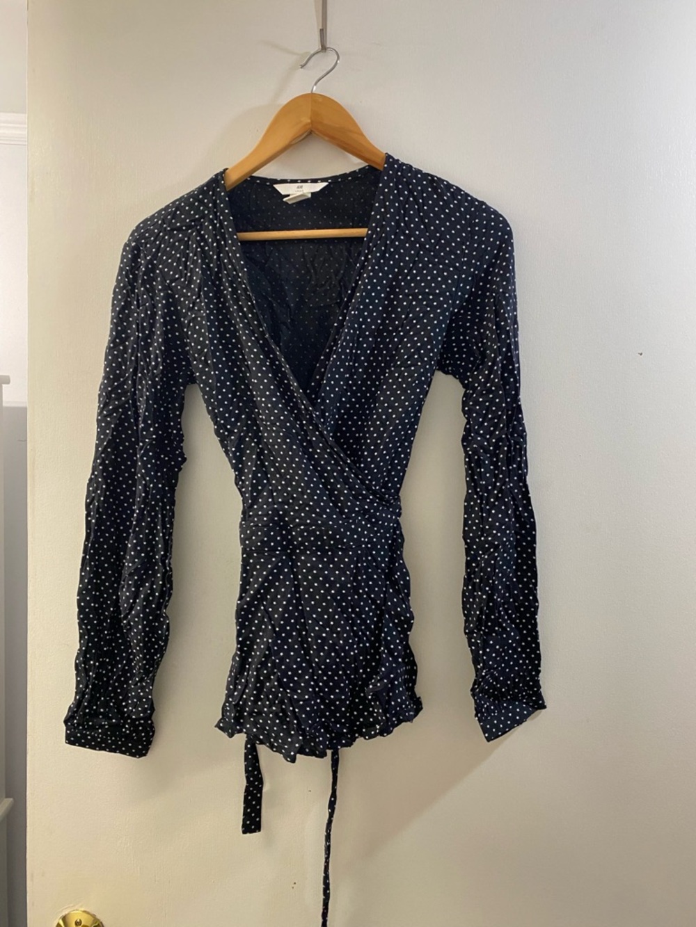 H&M Navy Star Print Shirt